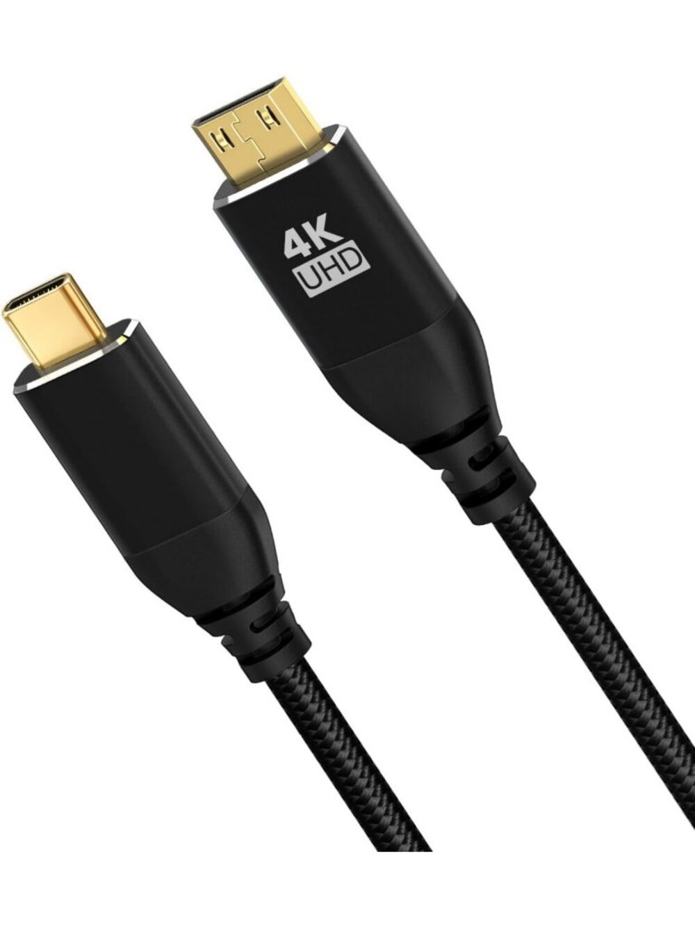 4K Mini HDMI to USB-C Cable 3FT, High-Speed 60Hz for DSLR & Portable Monitors